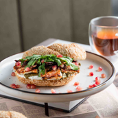 Simit And Halloumi Bread