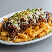 BBQ Pulled Beef Loaded Fries